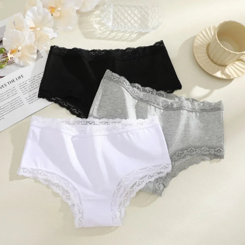 Women's Seamless Cotton Briefs Women Panties Solid Color Breathable Underwear Female Low Waist Soft Lingerie S-XXL