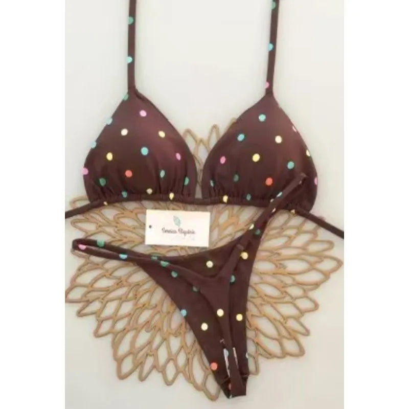 2026 Micro Bikinis Push Up Women Swimsuits Sexy Swimwear Brazilian Bikini Set Thong Biquini Print Swimsuit Summer Beachwear