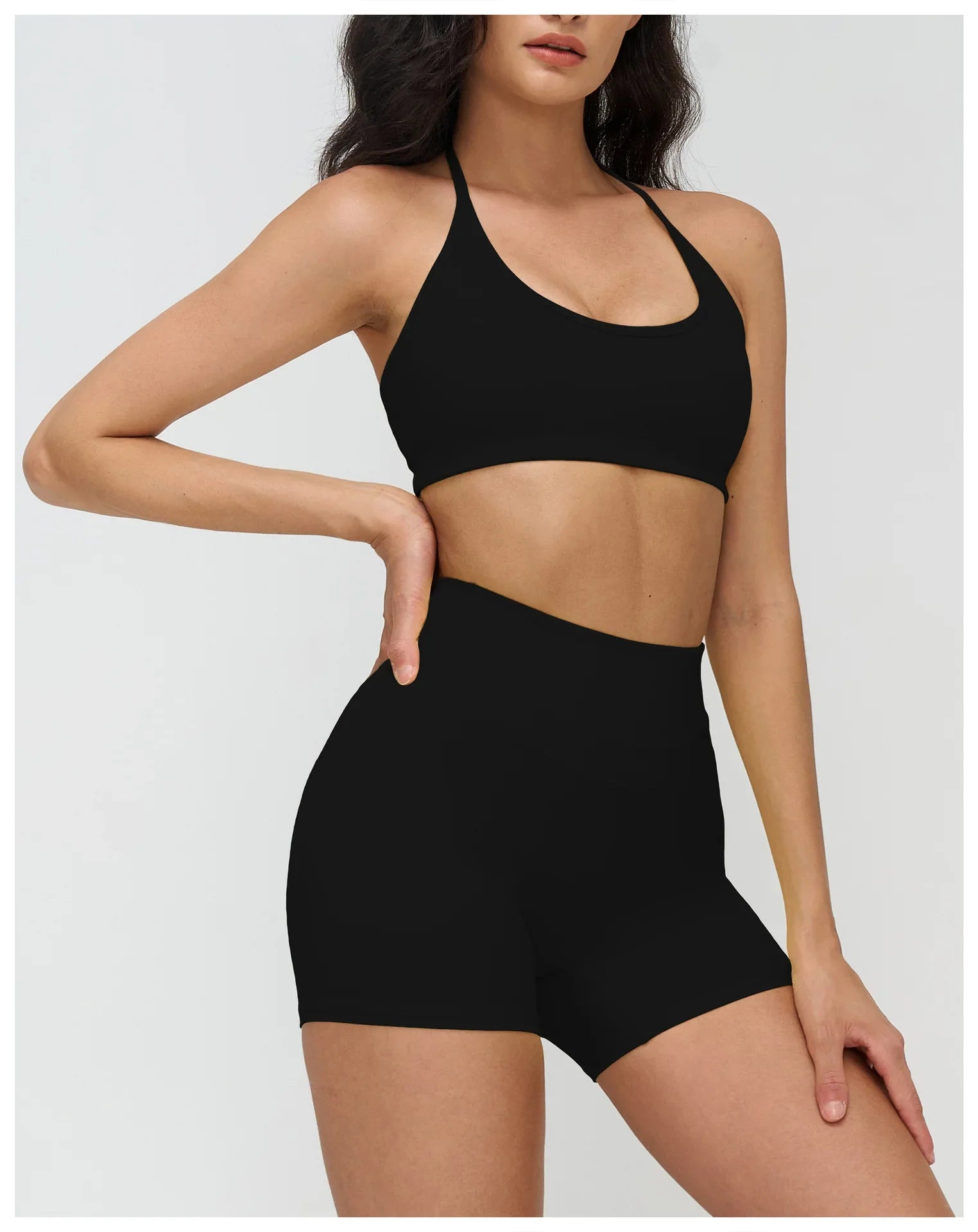 Sexy Gym Top Women Sports Bra Running Hanging Neck Yoga Bra Breathable Sports Underwear Women Fitness Push Up Workout Top Women
