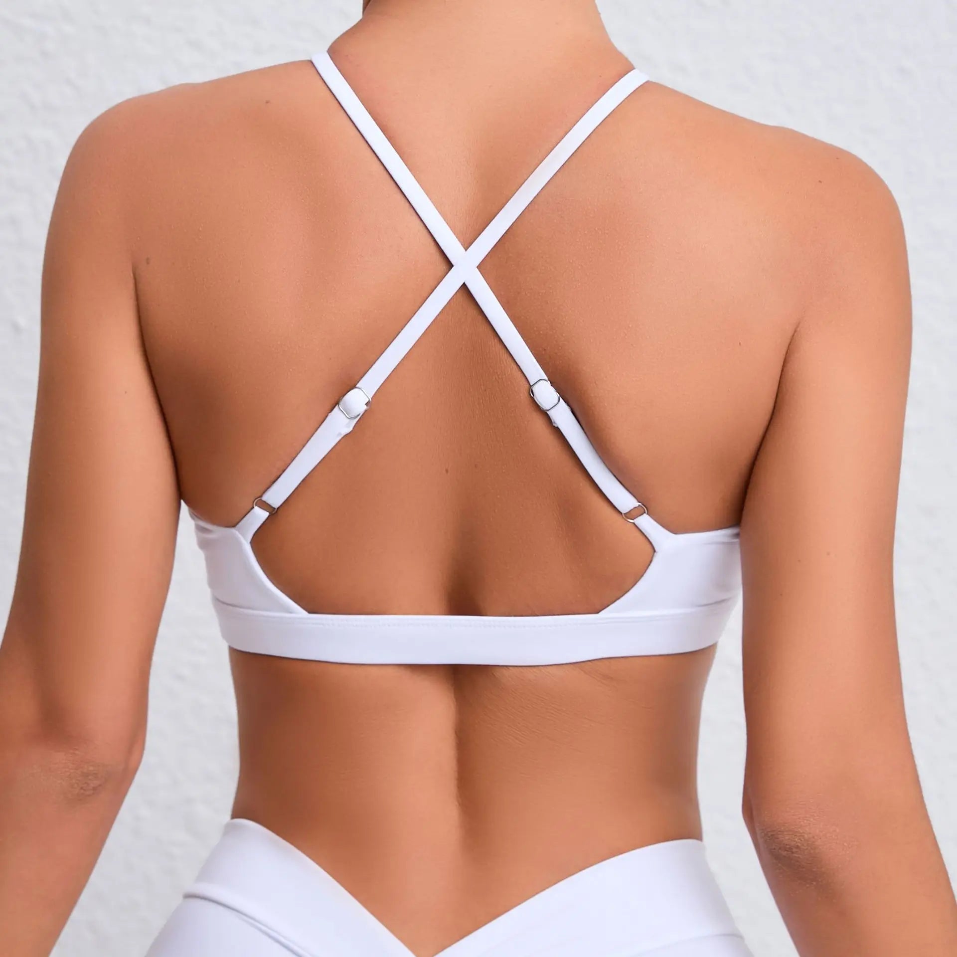 Hearuisavy Summer Gym Top Women Training Yoga Clothes Stretch Sports Underwear Fitness Workout Cross Yoga Bra Sexy Sports Bra