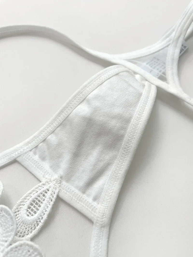 Sexy Thong Lace Panties Women Briefs Girls G String Hollow Out Transparent Underwear Female Thin Low Waist Lingerie Size S-XL
