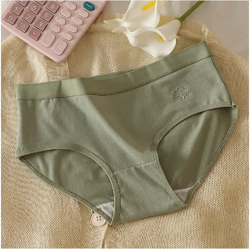 5Pcs Women's Cotton Underwear Panty Cute Sexy Panties Female Seamless Underpants Solid Color Panty Intimates Women Lingerie S-XL