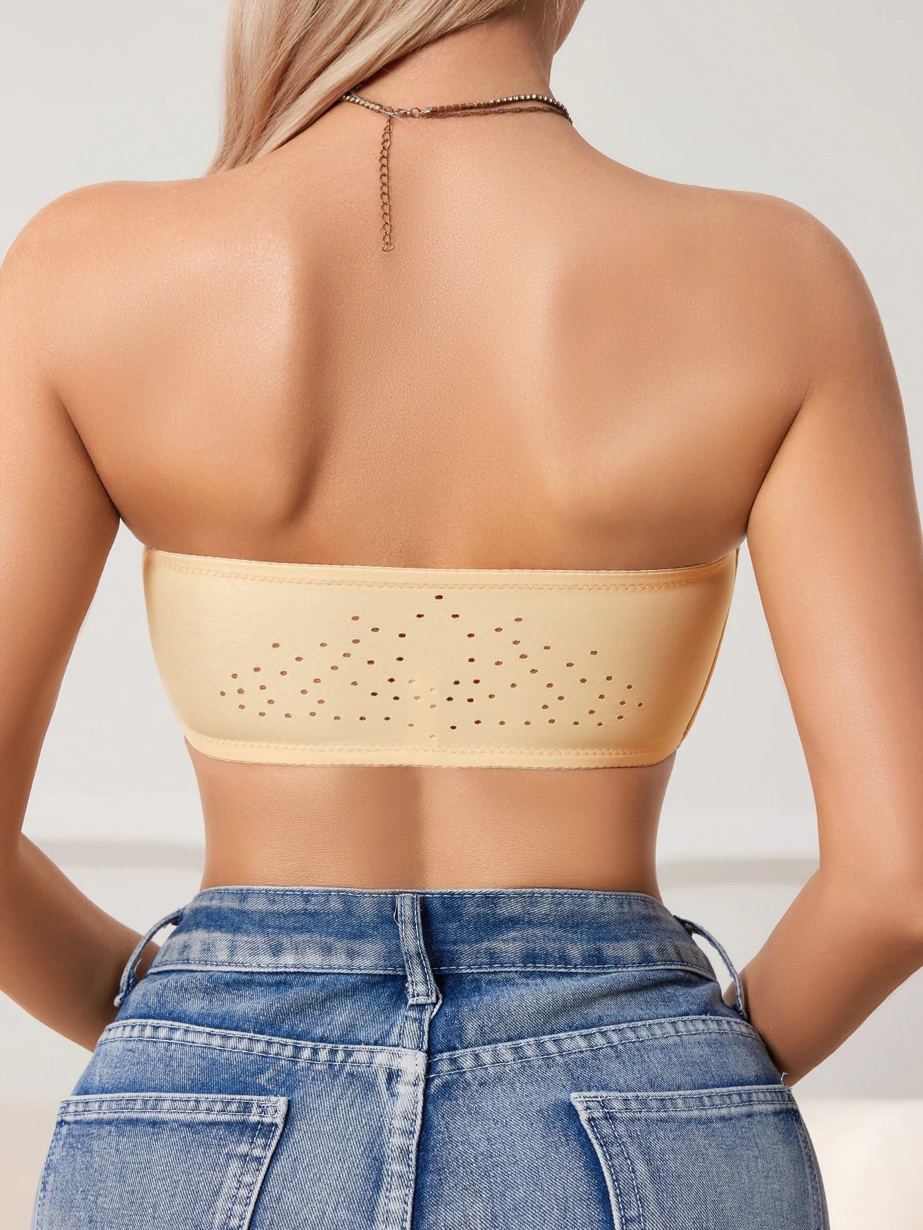 Strapless Women's Bra Simple Front-Clasp Push up Sexy Bras Unlined Wire-Free Comfortable Sexy Bras