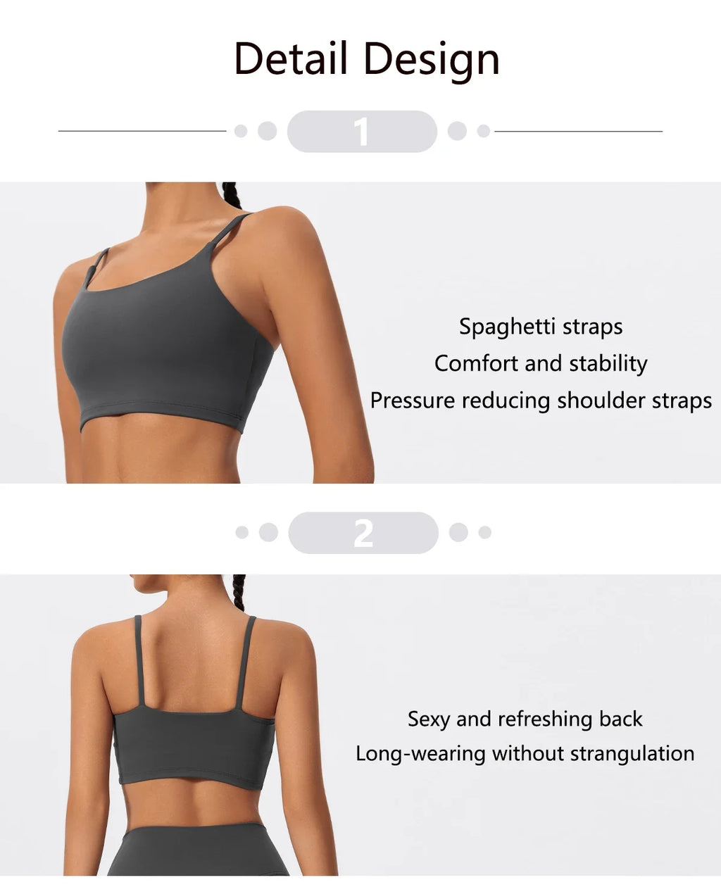 Hearuisavy Summer Ultra-Soft Fabrics Sports Bra Gym Top Women Push Up Workout Quick-Dry Yoga Top Sportswear Fitness Underwear