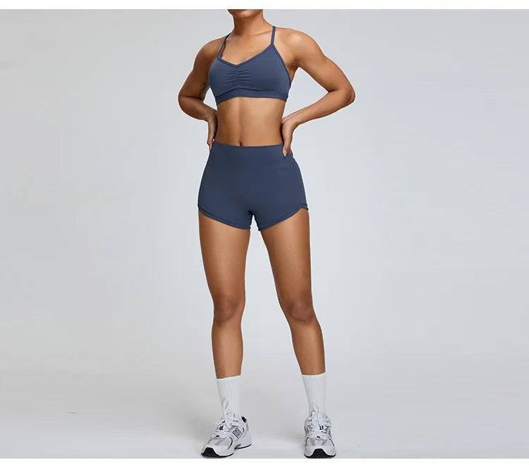 Yoga Shorts Buttock Lift Scrunch Fitness Shorts Gym Legging Cycling Slim Fit Workout Shorts Women High Waist Sports Shorts Women