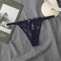 2026New Women's Sexy Lace Panties Smooth Low-Waisted Sexy Women Thong, Fashion, Breathable, With Rhinestones Panties Underwear