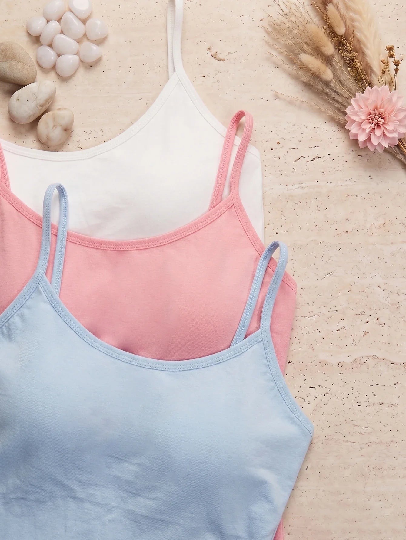 1Pcs Women Solid Color Camisole Sleeveless Backless Seamless Sports Tank Top Wireless Underwear Padded Bra Bralette Vest