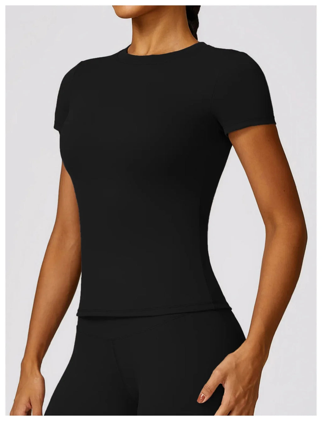 NCLAGEN Gym Top Women Short Sleeve Workout Clothes Sports T Shirt Femme Fitness Activewear Running Accessories Yoga Tight Tops