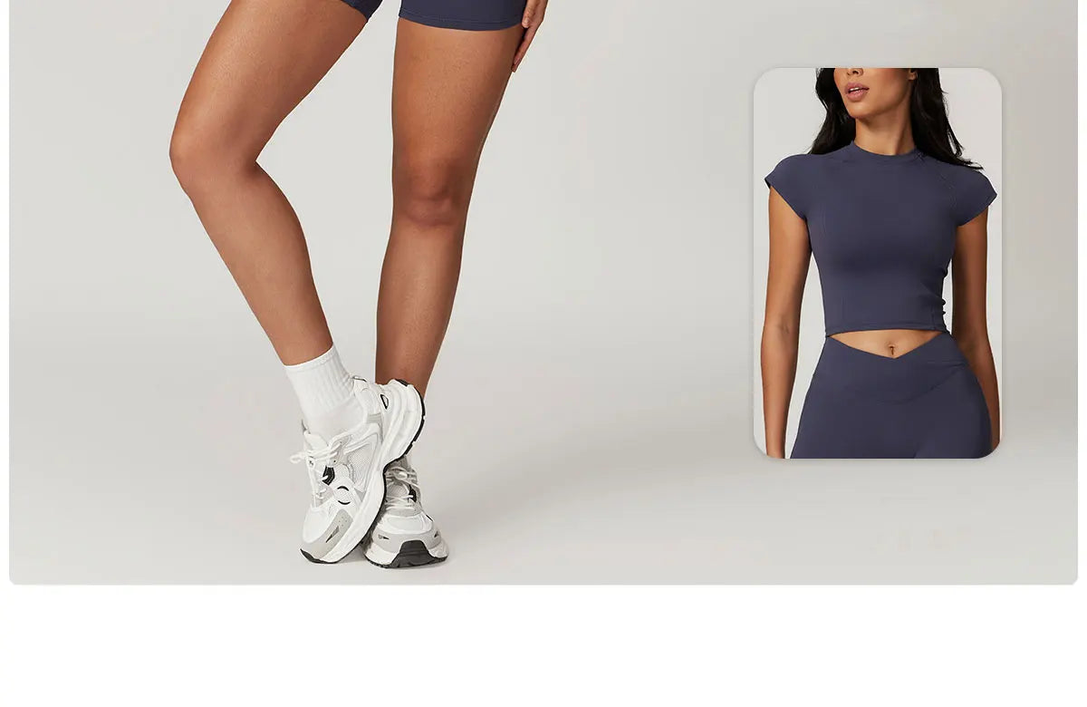 Yoga Shorts Women High Waist Workout Shorts Fitness Yoga Tights Lift Butt Fitness Ladies Yoga Gym Running Short Pants Sportswear