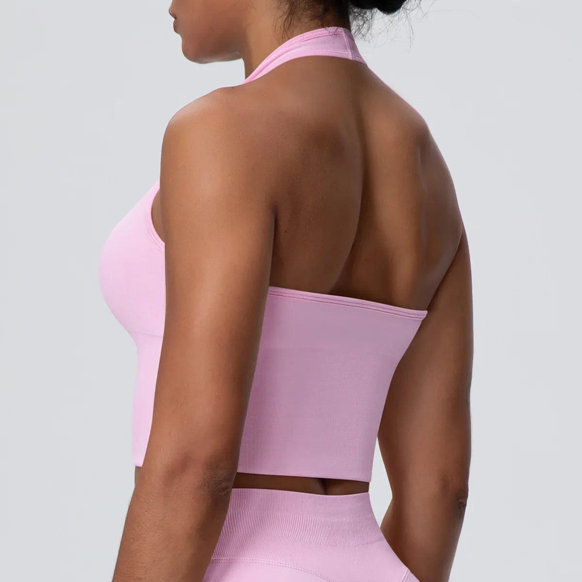 Gym Tops Women Halter Top Gym Vest Woman Sexy Backless Push Up Sport Bras Running Vest Workout Tops Activewear Yoga Fitness Vest