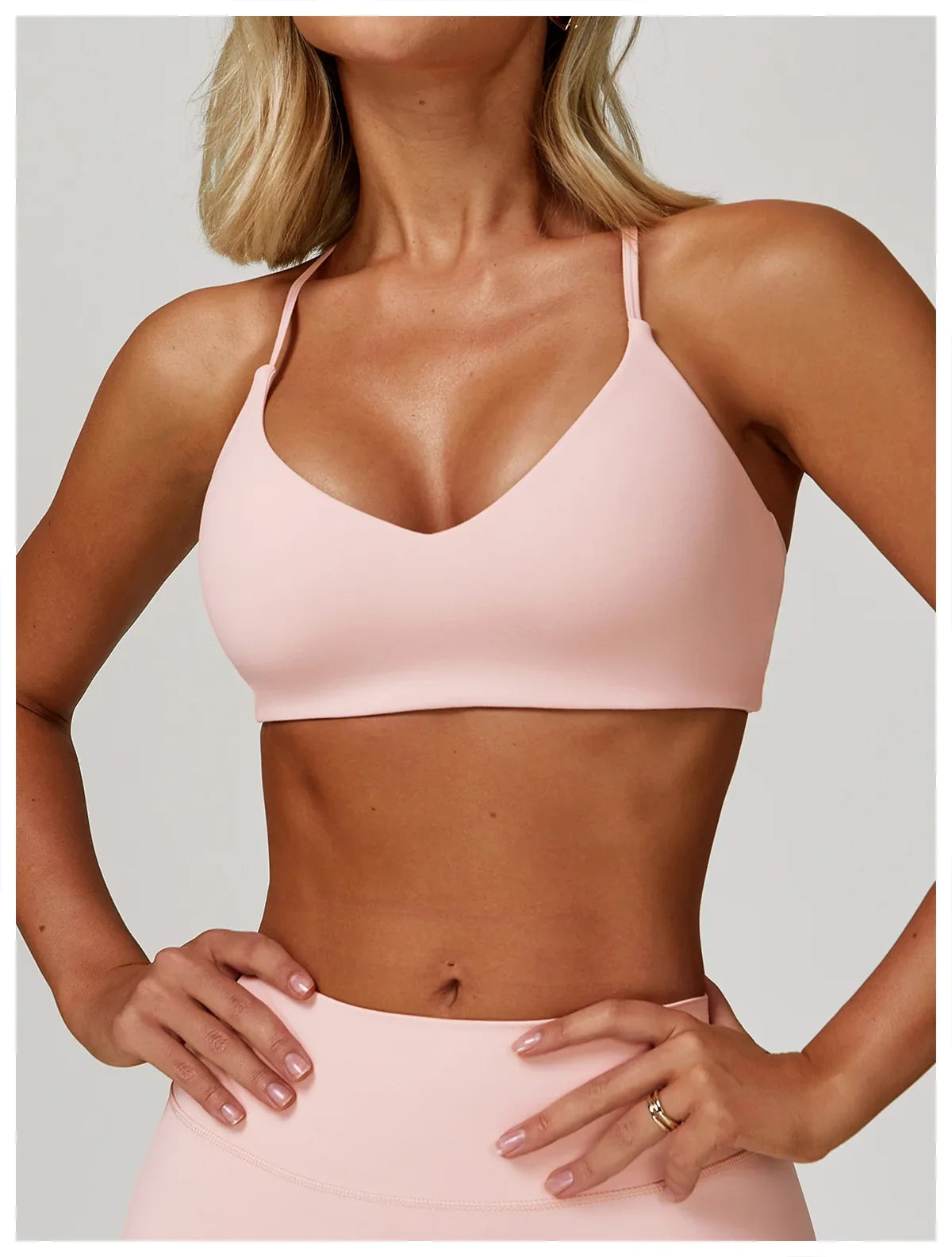 Sports Bra High Lmpact Sports Bra Sexy Yoga Fitness Top Women Sports Underwear Push-Up Bra Sportswear Workout Sports Top Female