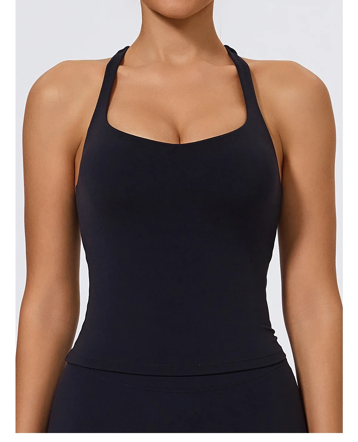 Hearuisavy Summer Woman Sports Vest I-Back Strap Design Gym Sportswear Breathable Quick Dry Fitness Tank Top Running Yoga Top