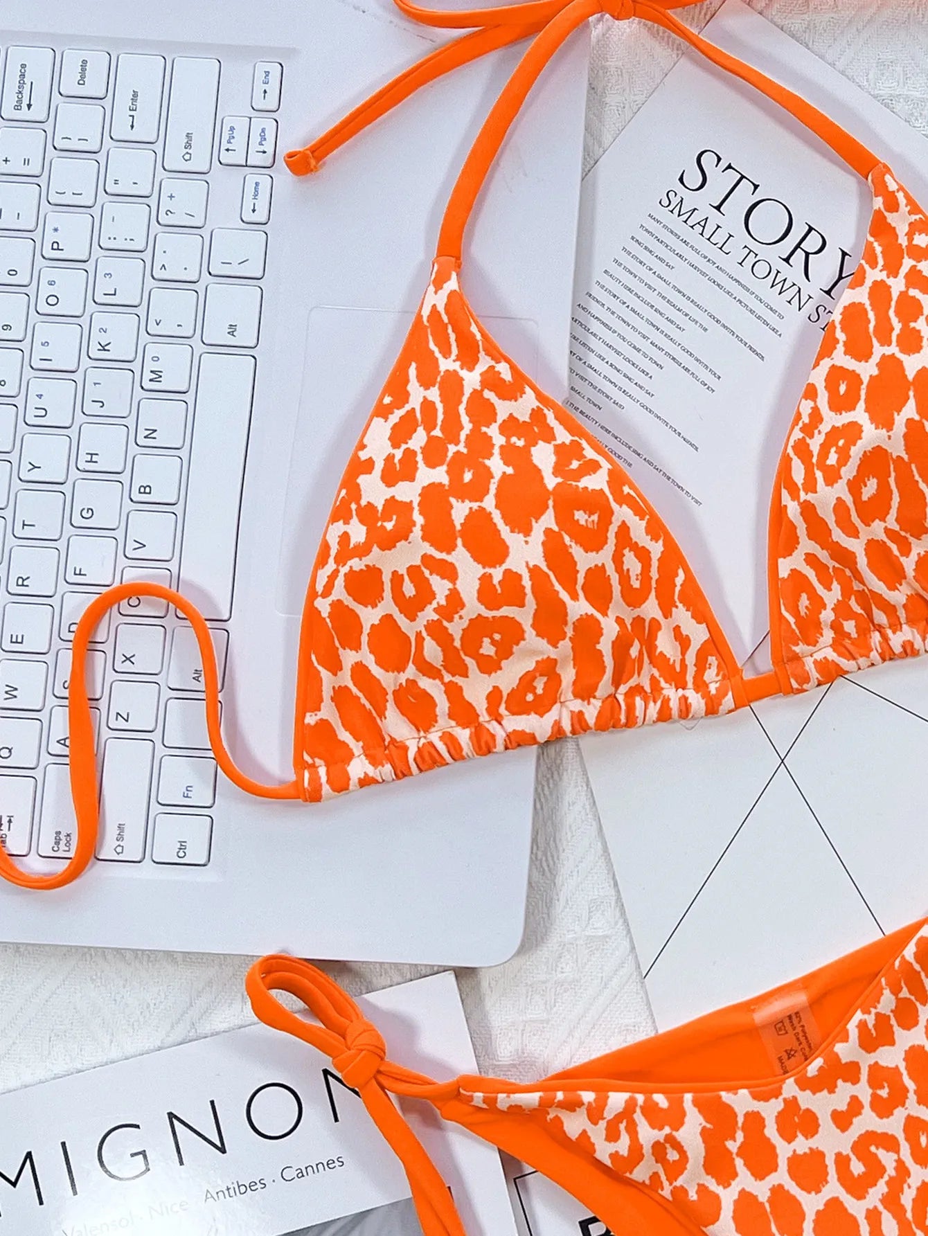 Sexy Mirco Bikini 2024 Women Neon Hot Pink Patchwork Triangle Swimsuit Beach Brazilian Bathing Suit Tie Side Thong Swimwear