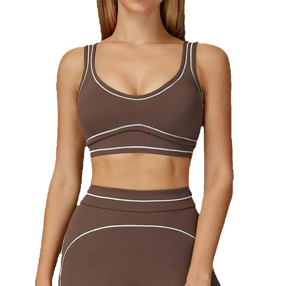 Breathable Sports Underwear for Women Shockproof Fitness Top Push Up Gym Crop Top Brassiere Sport Bra Gym Workout Top Yoga Bra