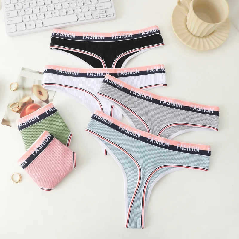 4Pcs Women's Seamless Cotton Briefs Intimates Sexy Panties Solid Color Breathable Underwear Female Low Waist Soft Lingerie S-XL