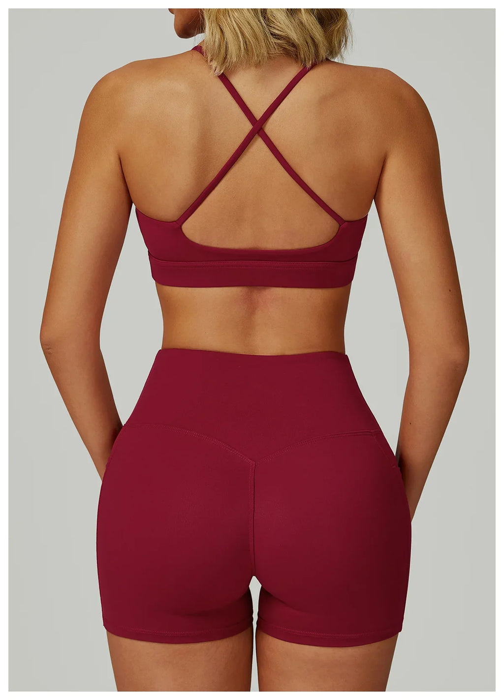 Sexy Underwear Women Tops Back Cross Strap Tank Top Push Up Running Sports Bra Breathable Soft Fitness Beauty Workout Yoga Bra