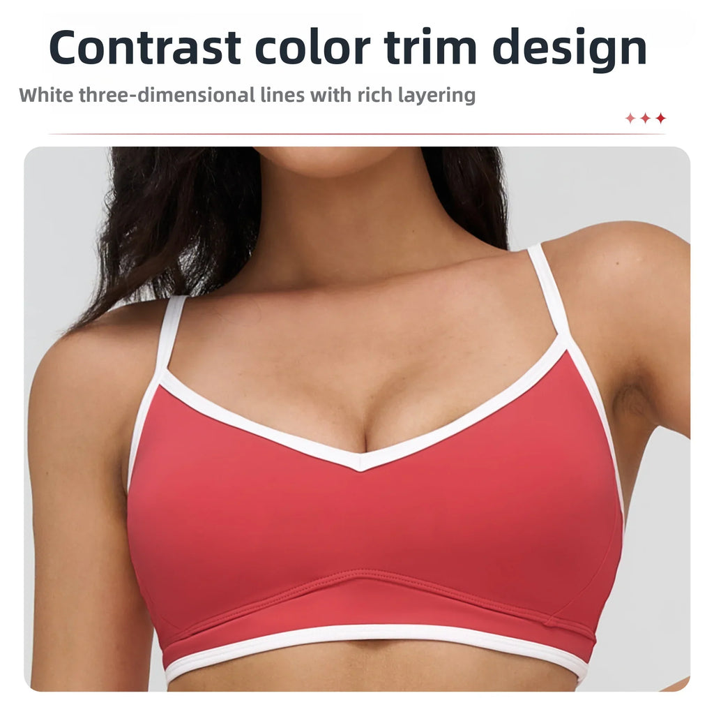 Beautiful Back Fitness Bra Workout Tops Gym Underwear Fitness Sports Bras Athletic Sport Bra Women Backless Gym Yoga Crop Top