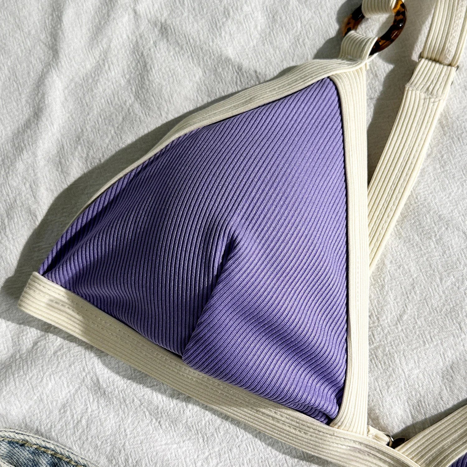 Sexy Khaki Patchwork Micro Bikini 2026 Women Brazilian Push Up Bra Metal Circle Thong Swimsuit Bathing Suit Holiday Swimwear