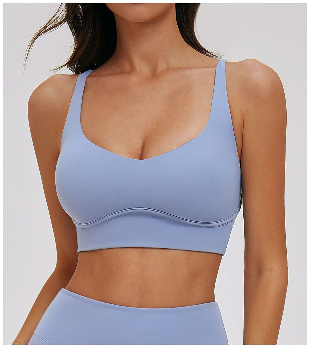 High Strength Sports Bra Women Gym Top Running Back Cross Yoga Bra Breathable Sports Underwear Women Fitness Workout Top Women