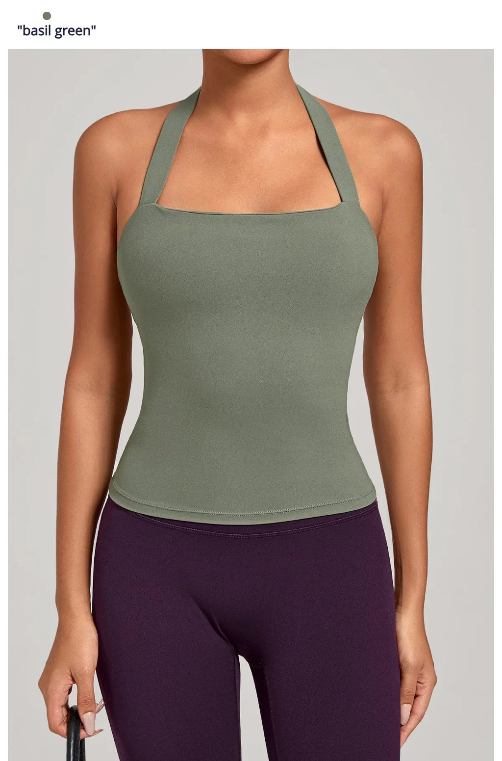 Sports Yeautifulback Breathoga Vest Neck Hanging Detachable Chest Pad Women Bra High Elasticity Slim Bable Running Sports Vest