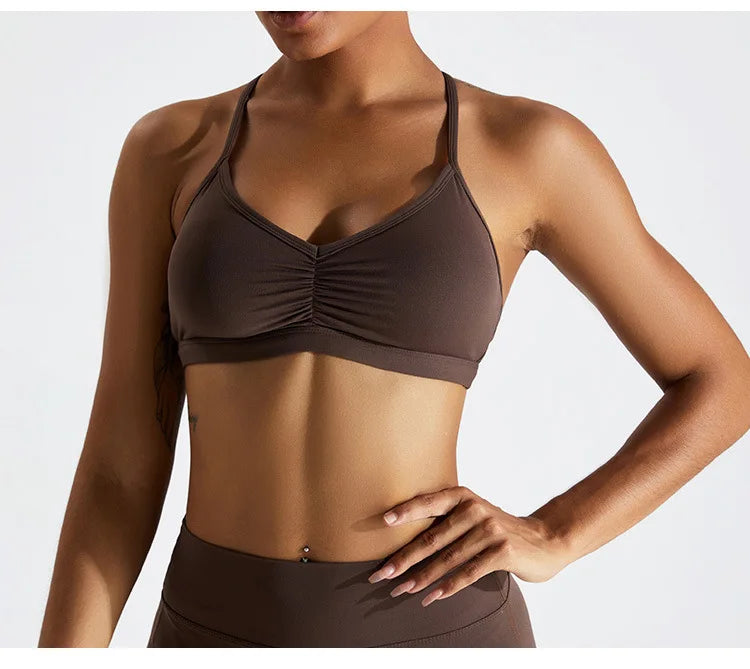 Seamless Sports Bra Women Underwear Sexy Back Shockproof Workout Fitness Bra Quick Drying Training Sports Running Yoga Tank Top