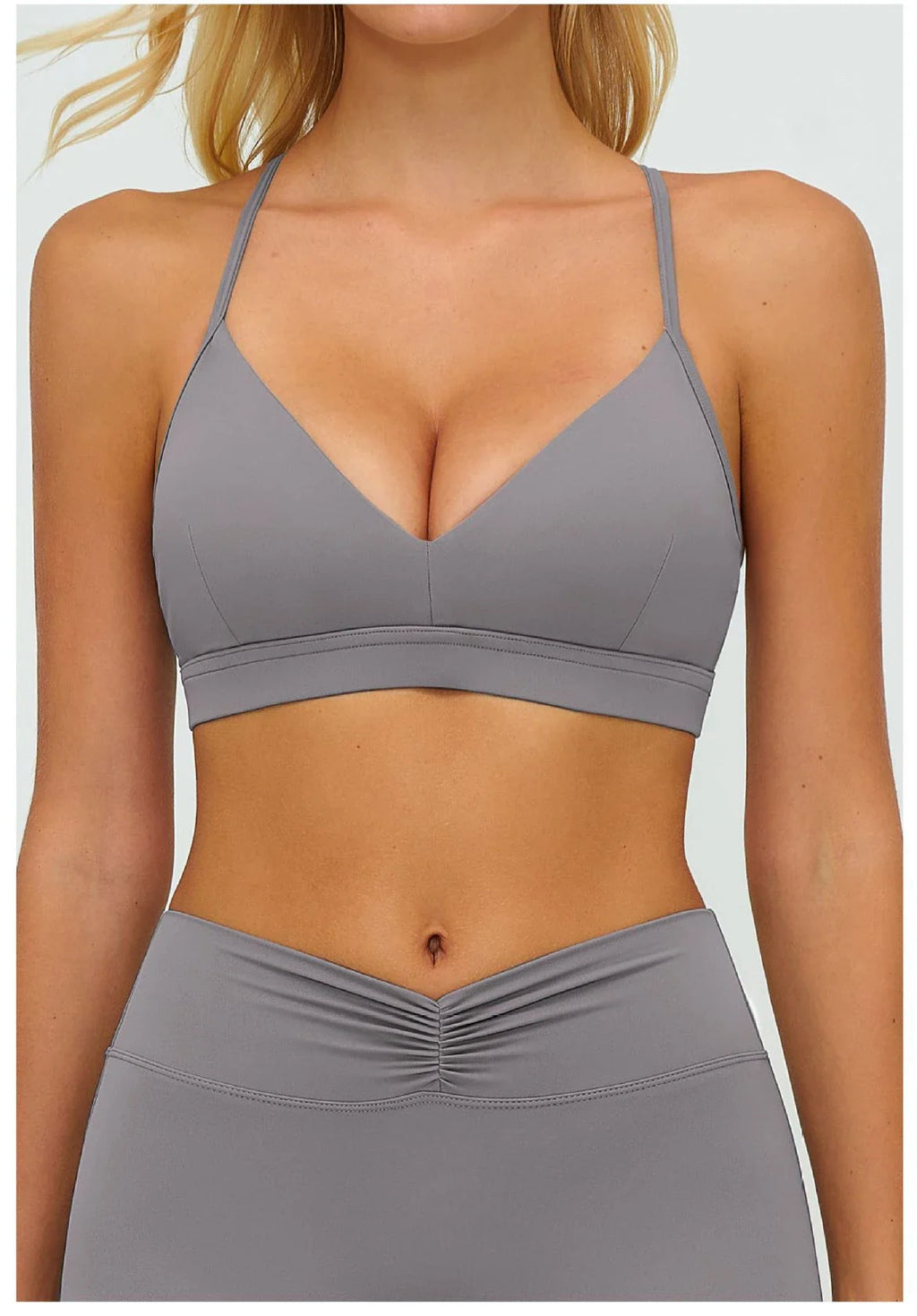 Workout Bra Women Cross Back Yoga Sports Bra Breathable Shock Proof Gym Fitness Push up Top Yoga Running Active Sportswear Vest