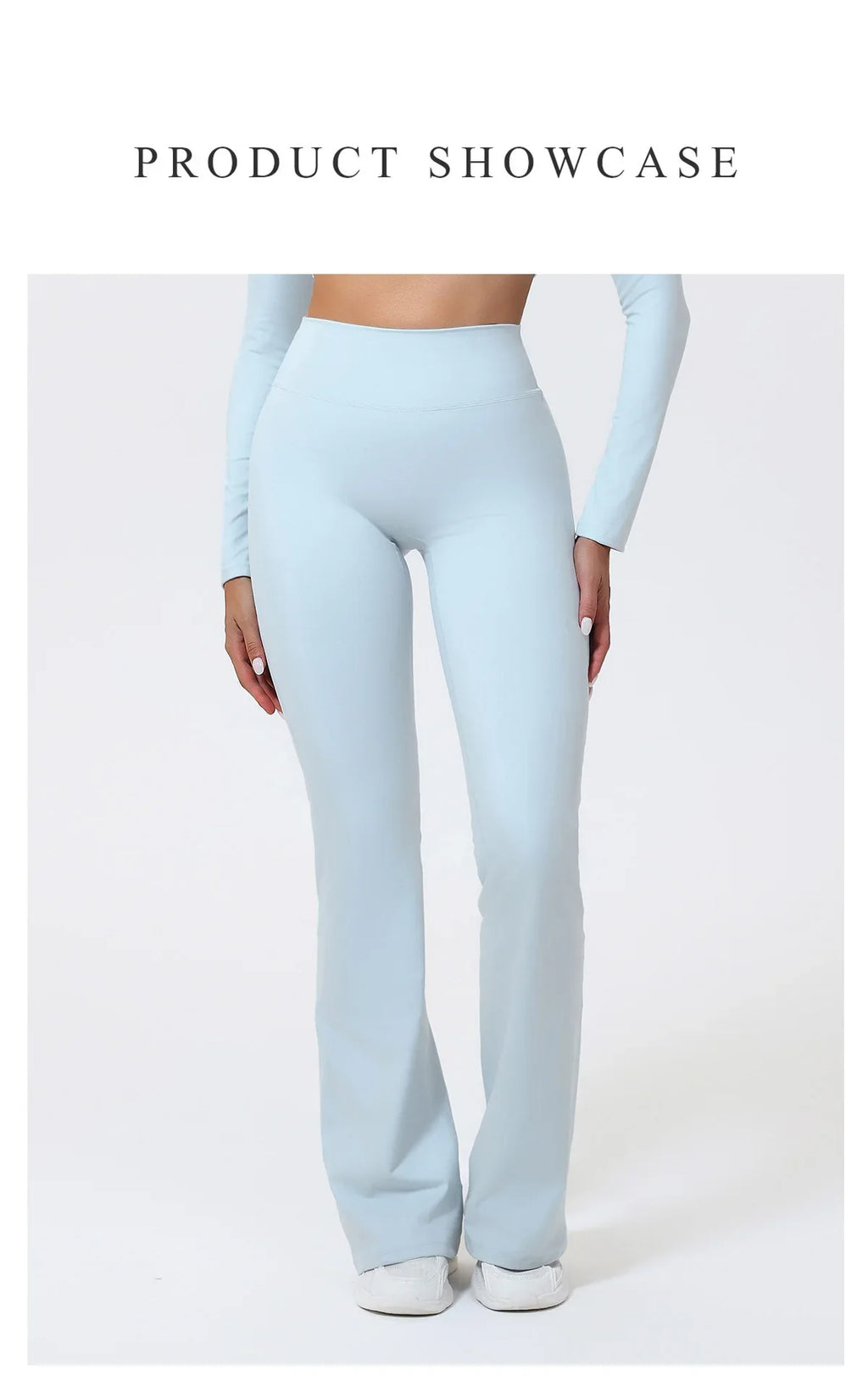 Hearuisavy Summer Woman Workout Flared Pants Leggings Pilates Fitness Trousers High Waist Butt Lifting Yoga Bell-Bottom Pants