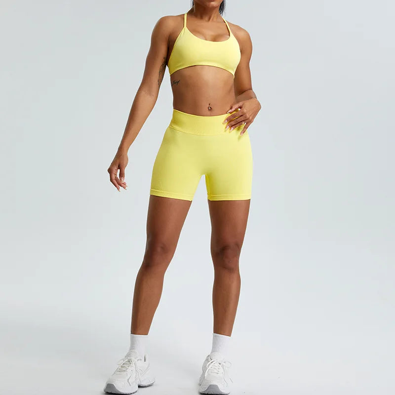 Women Sports Underwear High Support Sports Top Push Up Yoga Bra Gym Crop Top Fitness Workout Bra Running Brassiere Sportswear
