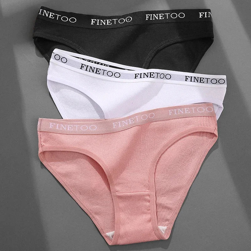 1Pcs Women' Cotton Pantys Sexy Comfortable Letter Printed Woman Briefs Ladies Underpants Fashion Girls Lingerie M-XXL