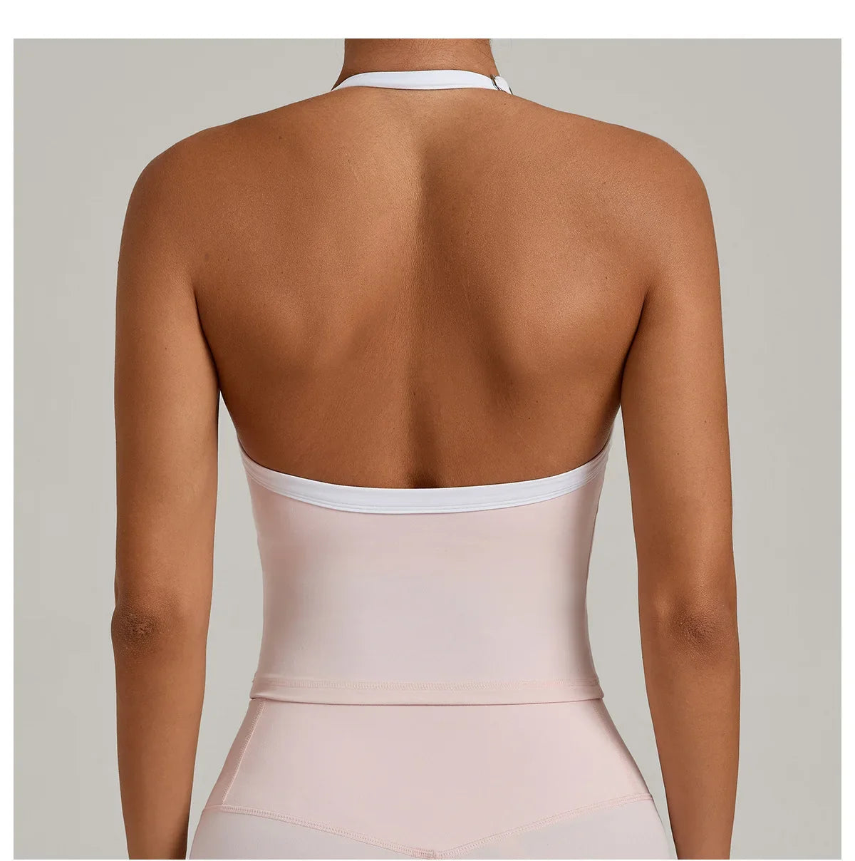 Hanging Neck Top Women Sports Bra Push Up Fitness Yoga Bra Color Blocked Underwear Gym Sport Tops Women Running Vest Bralette
