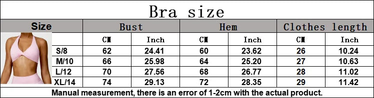 Women's Nylon Sports Bra Halter Sports Underwear Front Twist Naked Feel Sexy Yoga Gym Push Up Workout Padded Bralette Bathsuit