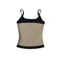 New Korean Style Pure Desire Color-Block Patchwork Base Shirt Women's Striped Inner Camisole Tank Top For Woman Casual TA42
