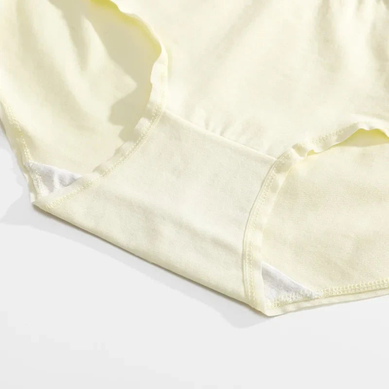 3Pcs/Set Women's Seamless Cotton Briefs Women Panties Solid Color Breathable Underwear Female Low Waist Soft Lingerie S-XXL