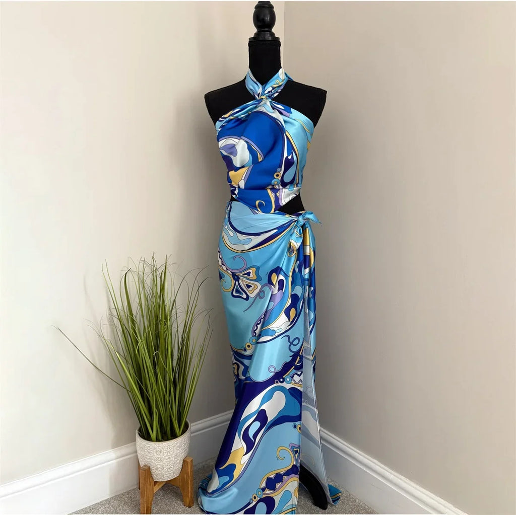 Classic Printed Bikini 2026 Bandeau Biquini Women Sexy Swimsuit Push Up Swimwear Female Swim Suit Halter Bathingsuit Beachwear