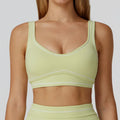 Breathable Sports Underwear for Women Shockproof Fitness Top Push Up Gym Crop Top Brassiere Sport Bra Gym Workout Top Yoga Bra