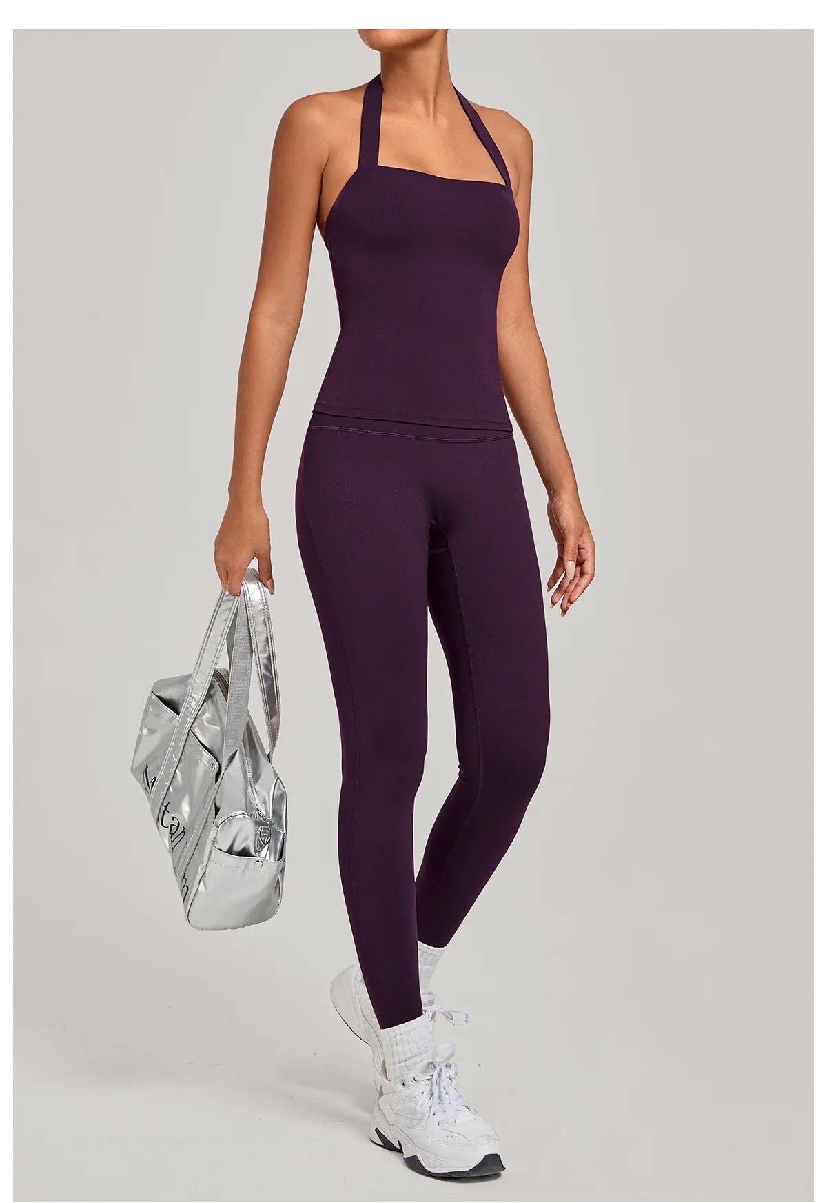 Sports Yeautifulback Breathoga Vest Neck Hanging Detachable Chest Pad Women Bra High Elasticity Slim Bable Running Sports Vest