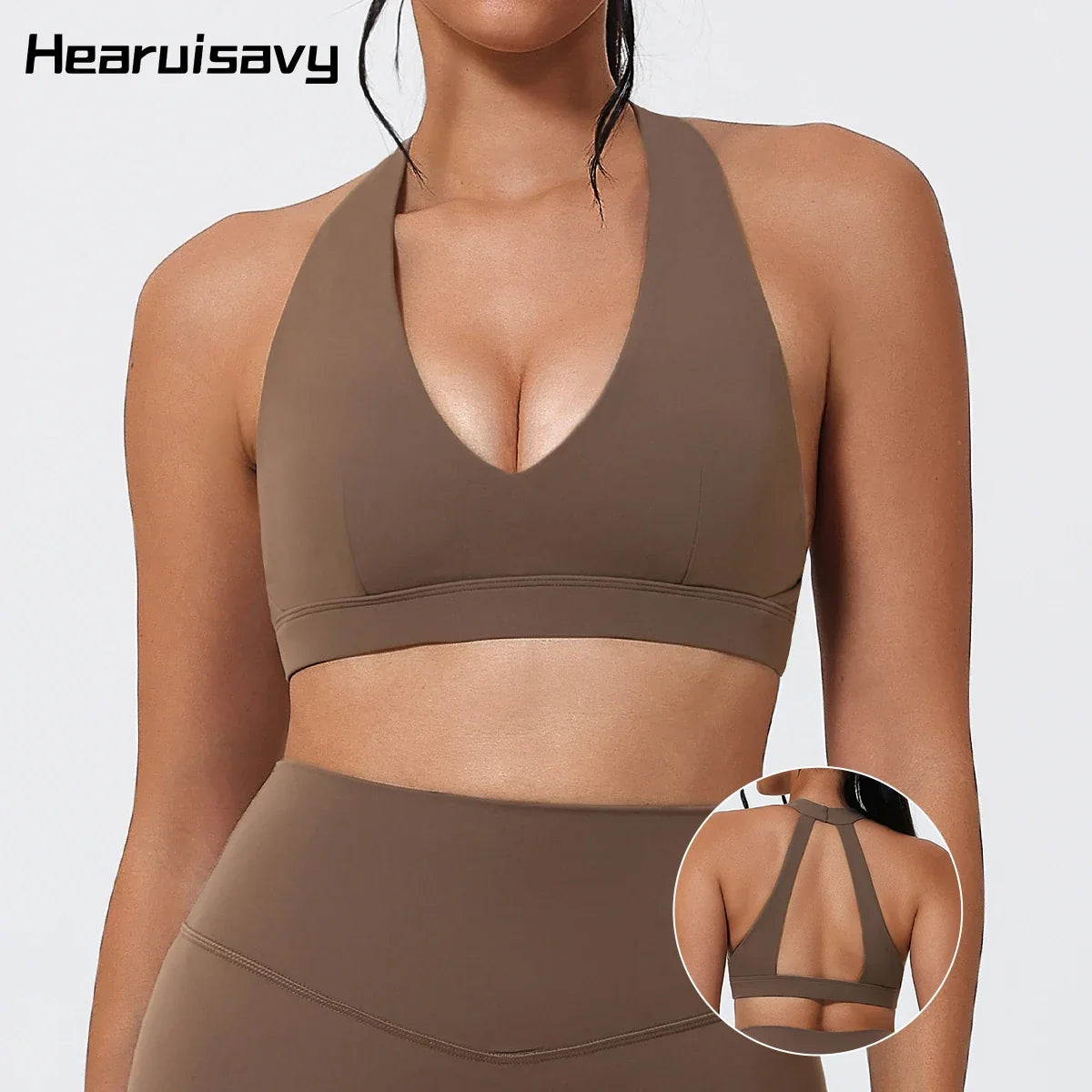 Hearuisavy Summer Women Sports Bra Pilates Yoga Bra Gym Underwear Running Shock Proof Breathable Quick-Dry Fitness Top For Girls