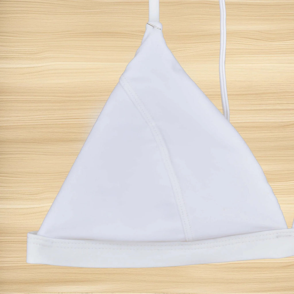 2026 Sexy Solid Color Bikini Swimwear Women's Underwear Nylon Fabric with Chest Pad No Steel Support For Swimming Swimsuit