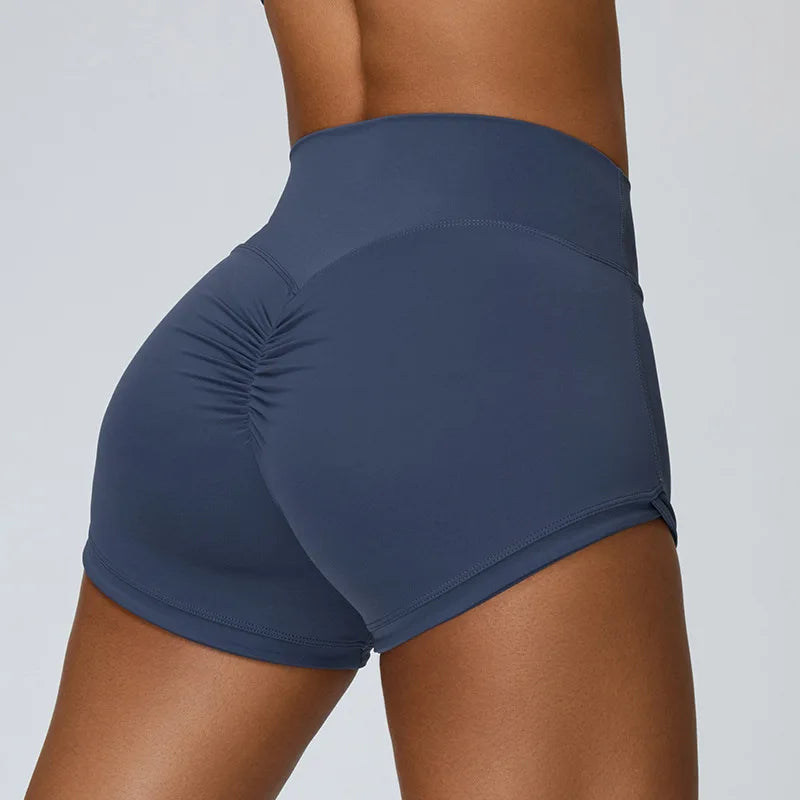 Yoga Shorts Buttock Lift Scrunch Fitness Shorts Gym Legging Cycling Slim Fit Workout Shorts Women High Waist Sports Shorts Women