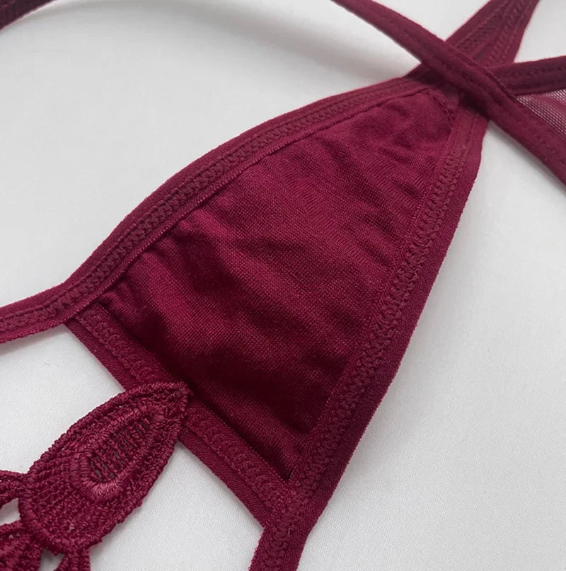Sexy Thong Lace Panties Women Briefs Girls G String Hollow Out Transparent Underwear Female Thin Low Waist Lingerie Size S-XL