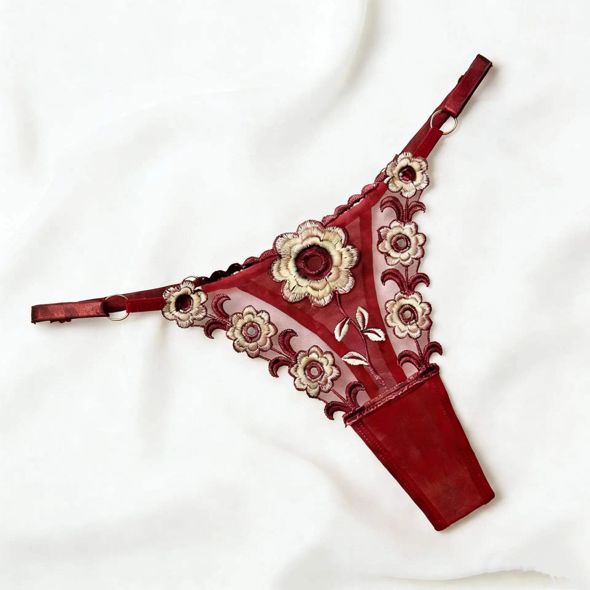 Thin Sexy Girls G String Thong Lace Panties Women Briefs Embroidery Hollow Out Transparent Underwear Female Lingerie