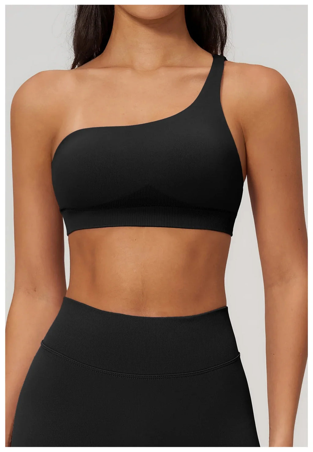 Summer Shockproof Sport Bra Women's Beautiful Back Gym Sports Underwear Women Oblique Shoulder Straps Running Fitness Yoga Bra