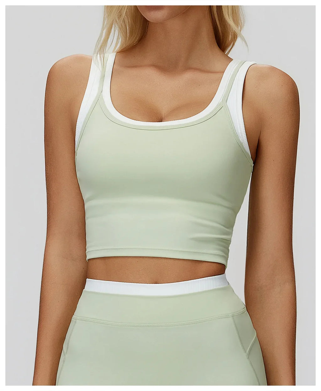 Color Blocked Fitness Bra Workout Tops Gym Underwear Fitness Sports Bras Athletic Sport Bra Women Backless Gym Yoga Crop Top