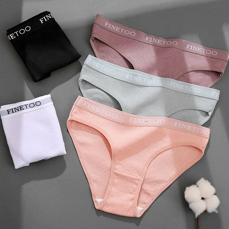 1Pcs Women' Cotton Pantys Sexy Comfortable Letter Printed Woman Briefs Ladies Underpants Fashion Girls Lingerie M-XXL