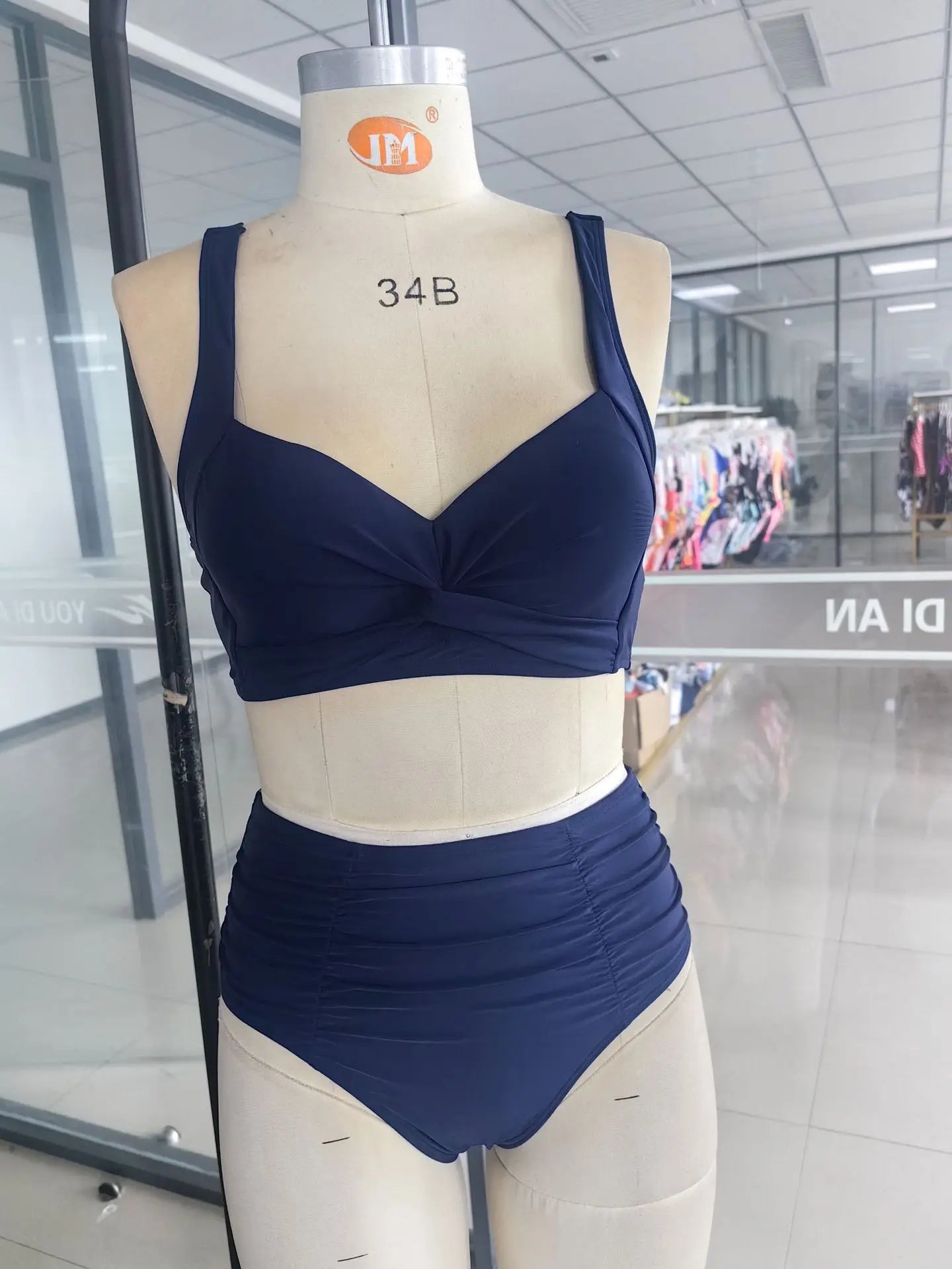 2026 Sexy Black Two Piece Swimsuit Women Solid Push Up Padded Bikini Set Beachwear Summer Swimwear High Cut Bathing Suit Biquini