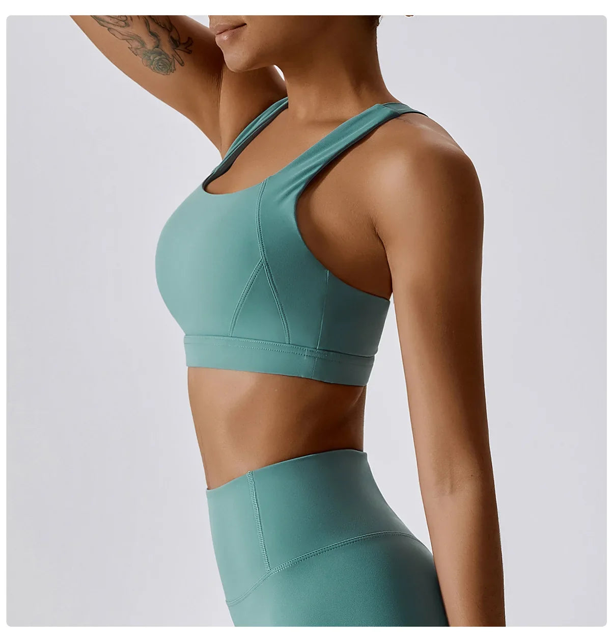 Crossed Shoulder Strap Yoga Bra Chest Pad Running Sports Bra Gym Top Women Stretch Pull Up Underwear Women Vest Fitness Tank Top