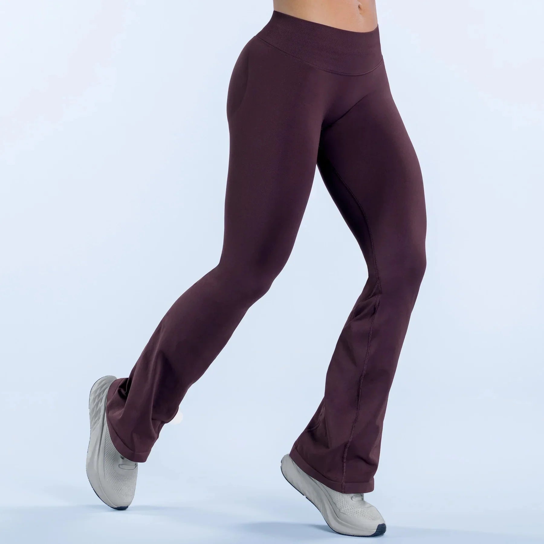 NCLAGEN Impact Flares Scrunch Booty Women's Gym Leggings Seamless Fitness Workout Yoga Trousers Squat Proof Fashion Flared Pants