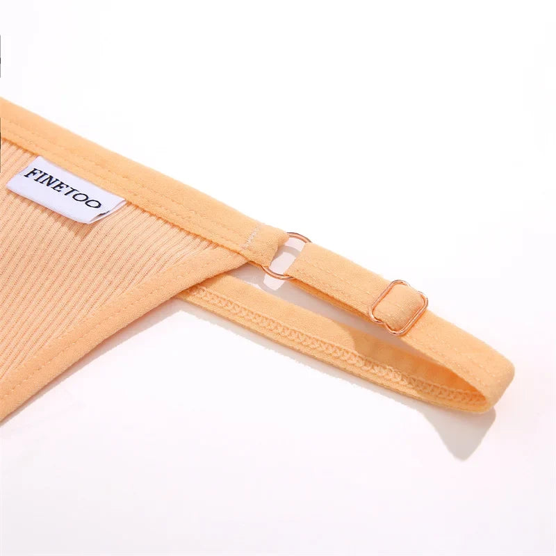 S-XL Cotton Thongs Women Sexy Low Waist T-Back Underwear Ladies Bikini Panties Comfortable Cotton Underwear G-string Lingerie