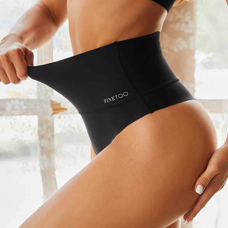 Women Seamless Bodysuit Bikini High WaistShapewear Tummy Control T-Back Thongs Female Slimming Waist Trainer Underwear G-string