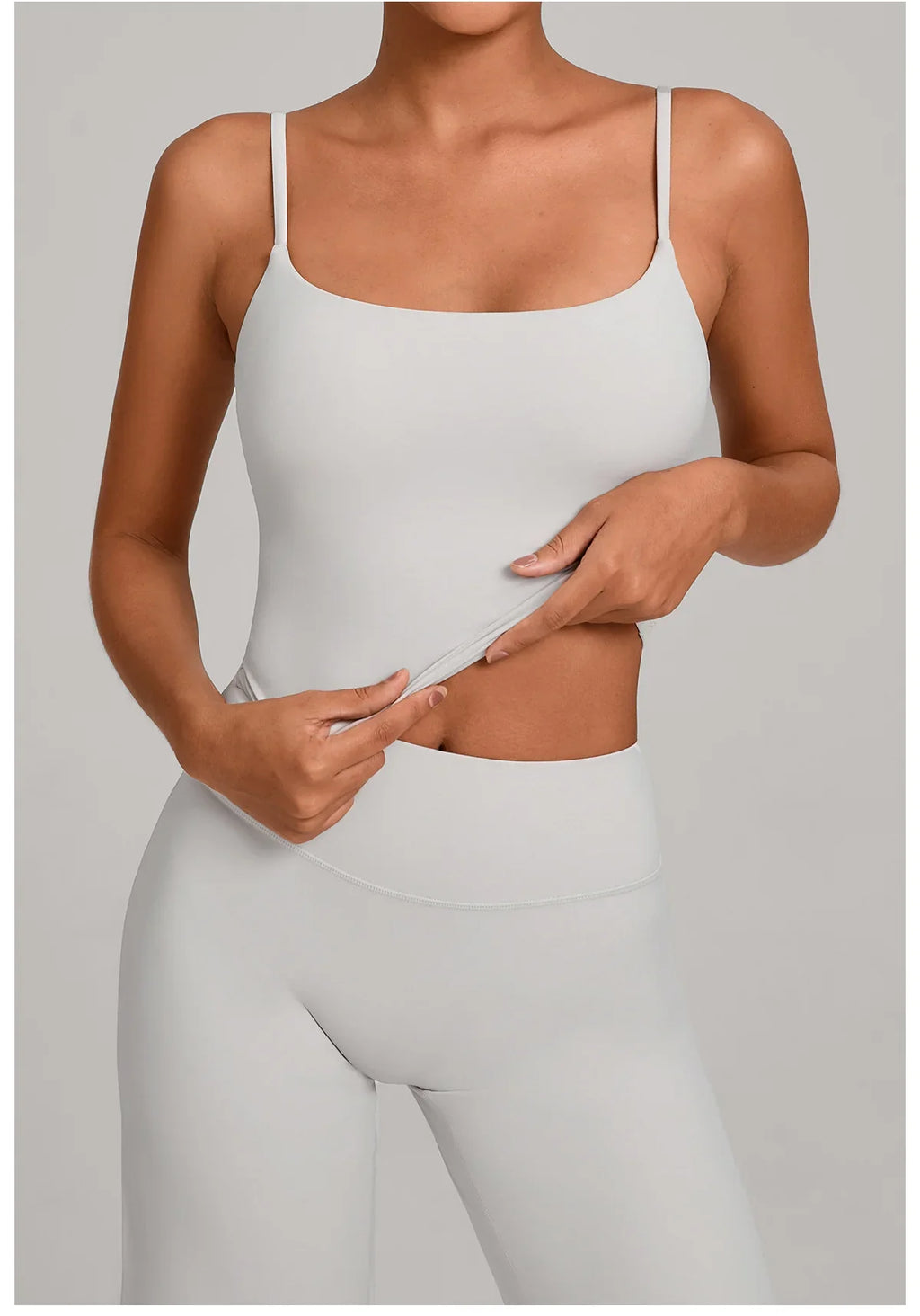 JUREN Shockproof Yoga Vest Running Gym Tank Top Women Fitness Underwear Quick-Dry Workout Bra Female Sports Sleeveless Top Women